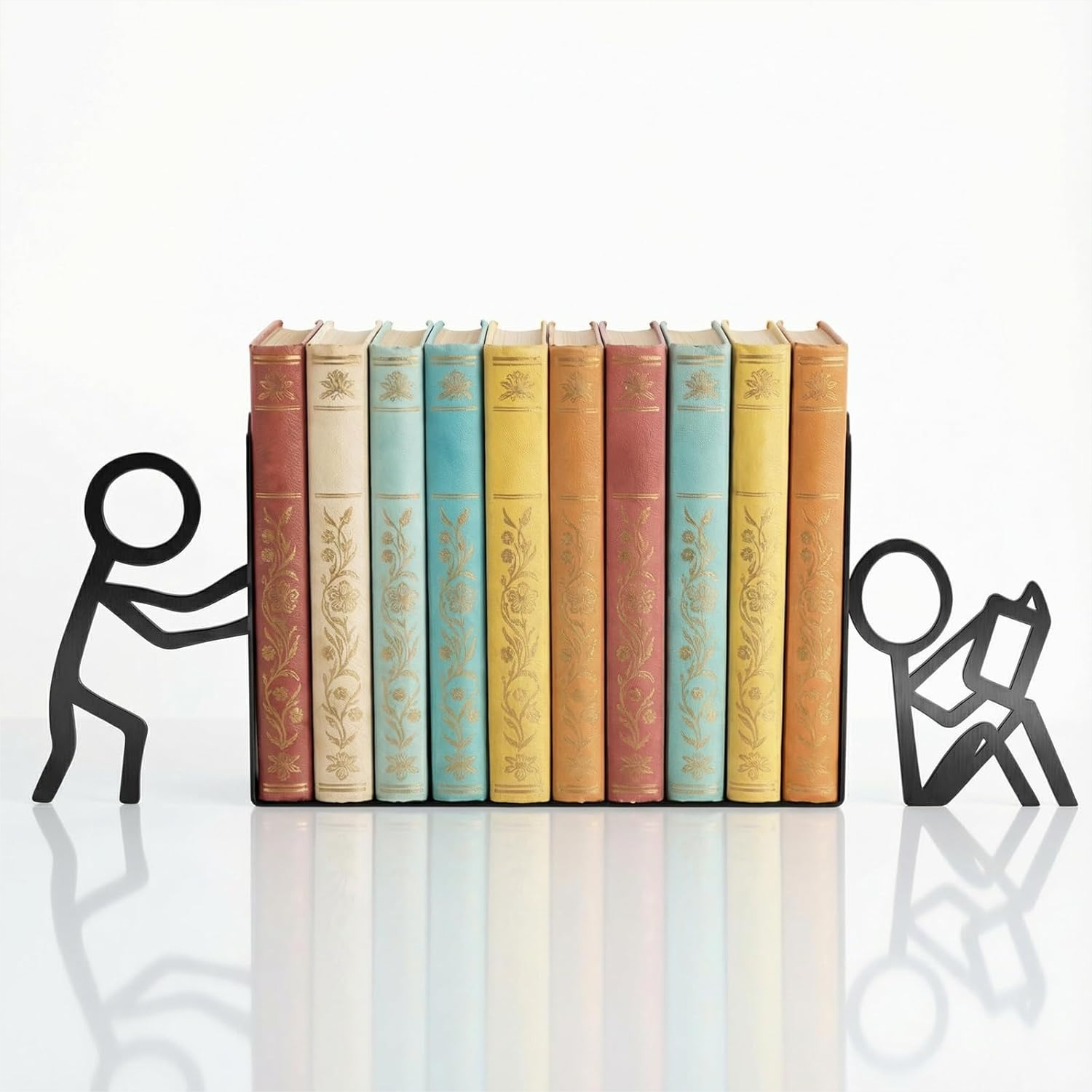 Home Office And Library - Decorative Bookend with Fun Character Design