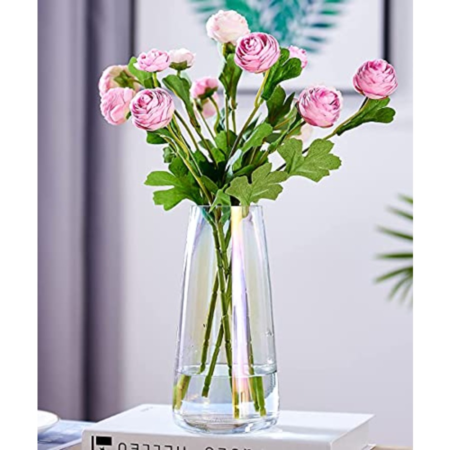 Home Office And Library - Flower Vase Modern Home Decor Glass