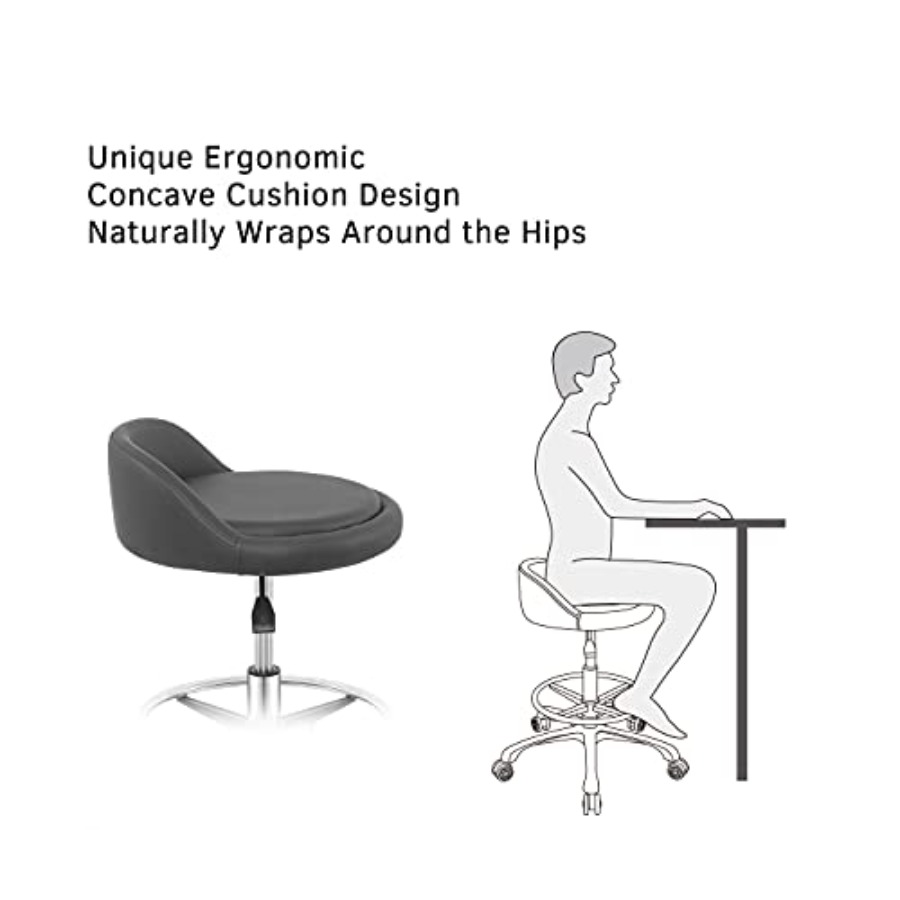 Rolling Stool Adjustable Draft - Home Office For recension och pris