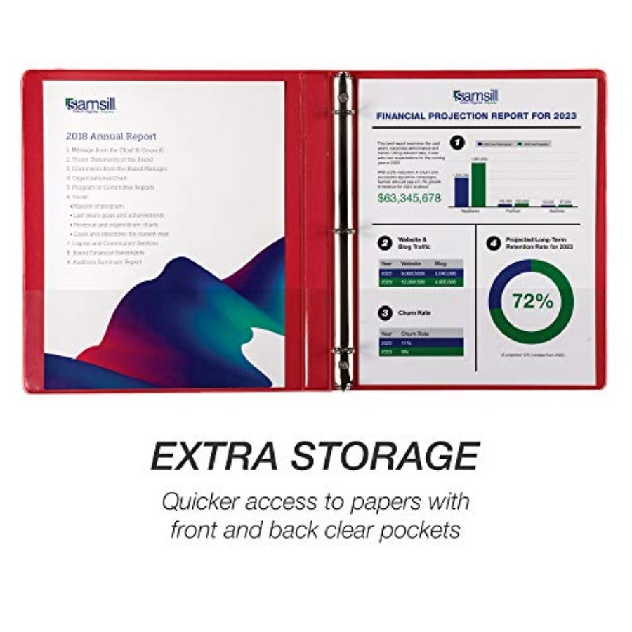 0.5 Inch 3 Ring Binders Econom - Home Office With View recension och pris