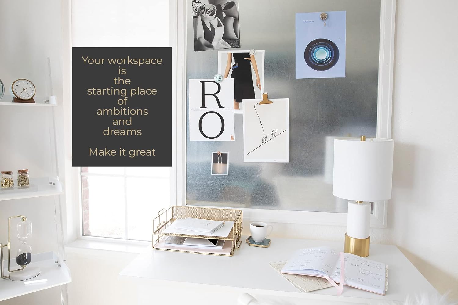 Stackable Desk Organizer with  - Letter Tray Desk recension och pris