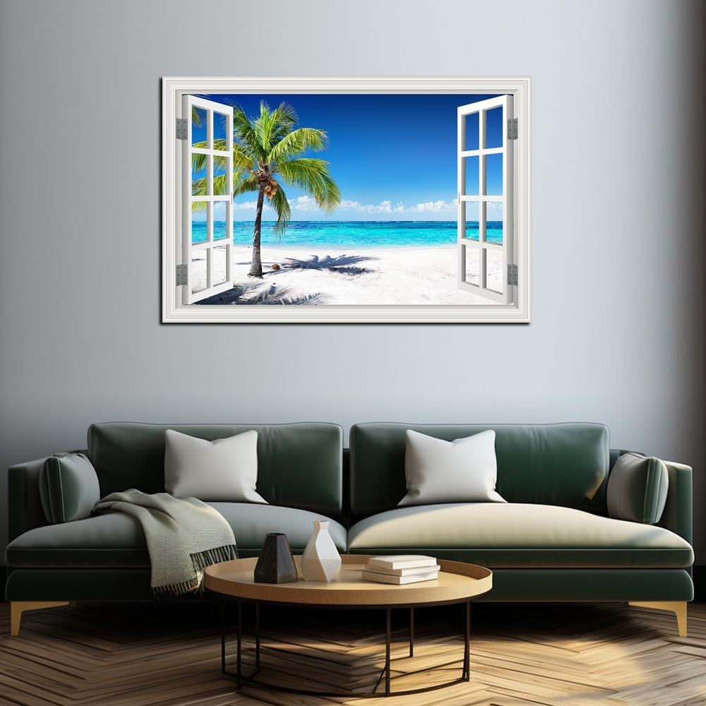 Beach Picture for Living Room  - Home Office With View recension och pris