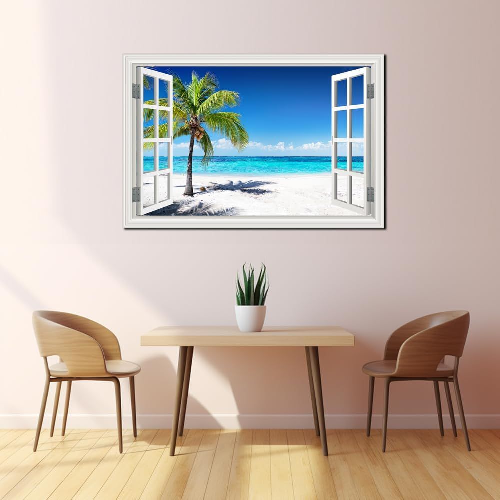 Beach Picture for Living Room  - Home Office With View recension och pris
