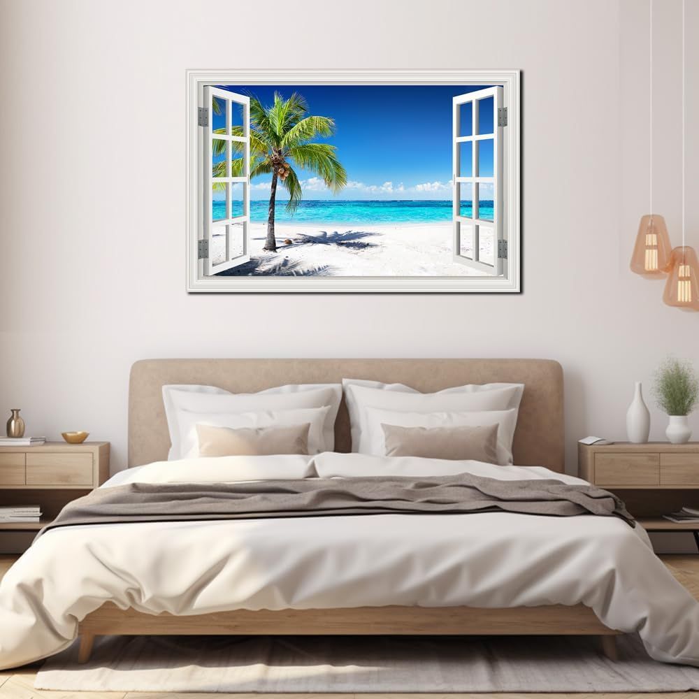 Beach Picture for Living Room  - Home Office With View recension och pris