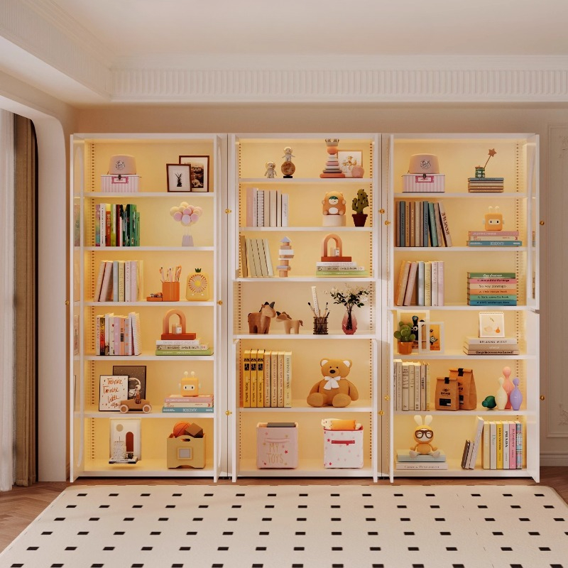 Storage locker Bookcase glass  - Home Office And Library recension och pris