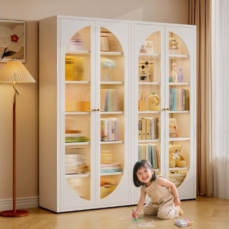 Storage locker Bookcase glass  - Home Office And Library recension och pris