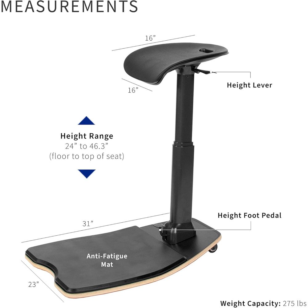 Ergonomic Anti-Fatigue Mat Lea - Home Office For recension och pris