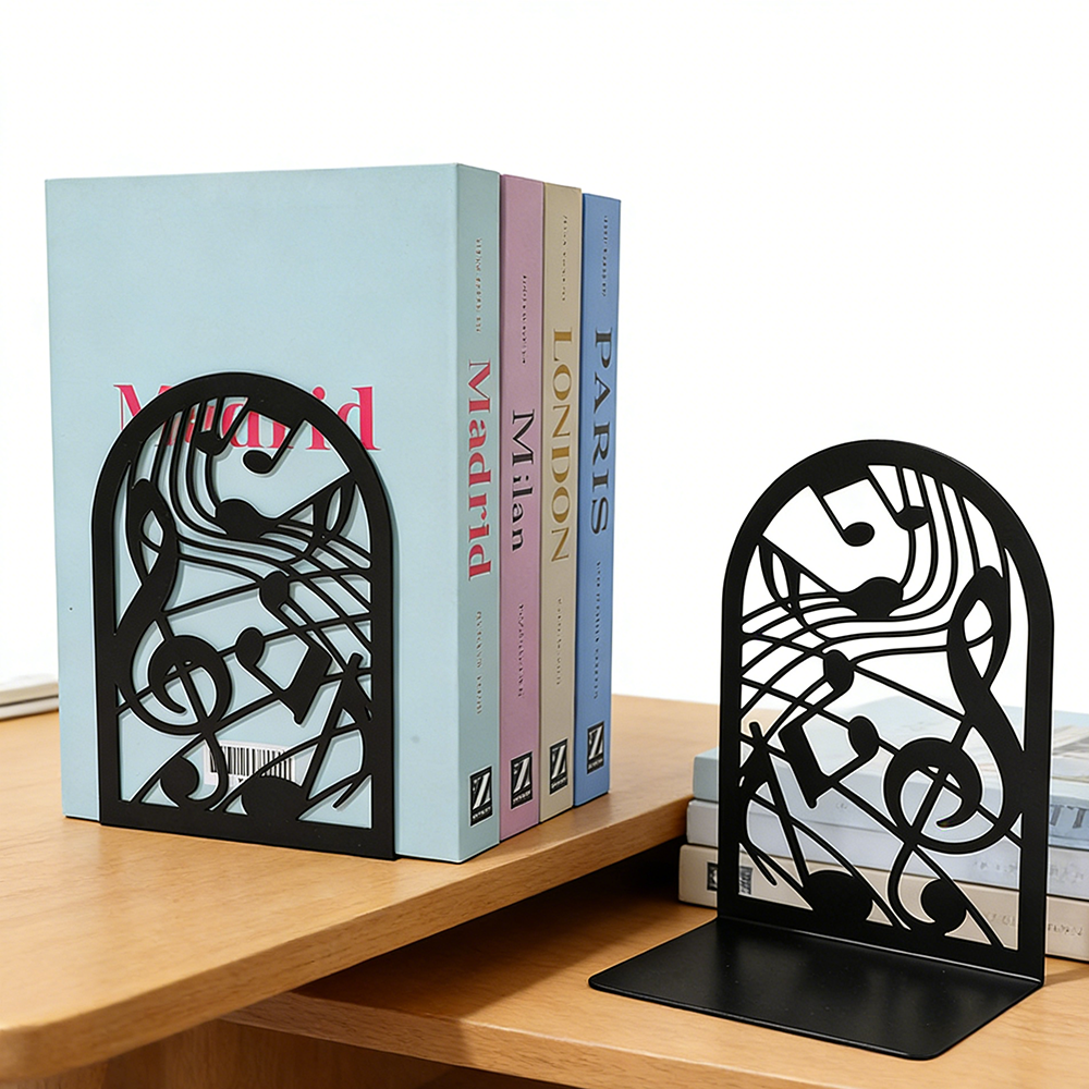 Music Note Metal Bookends Non- - Home Office And Library recension och pris