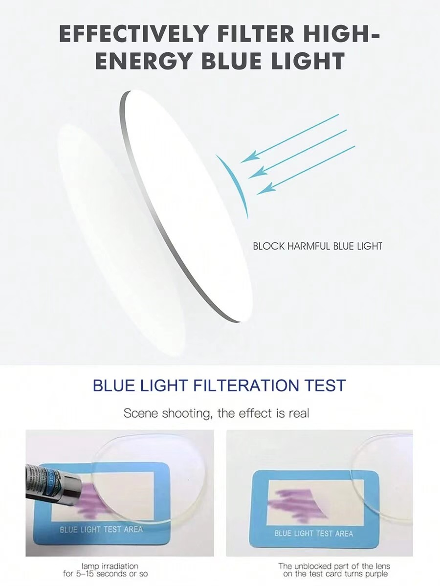 Black Round Anti Blue Light Gl - Blue Light Glasses recension och pris