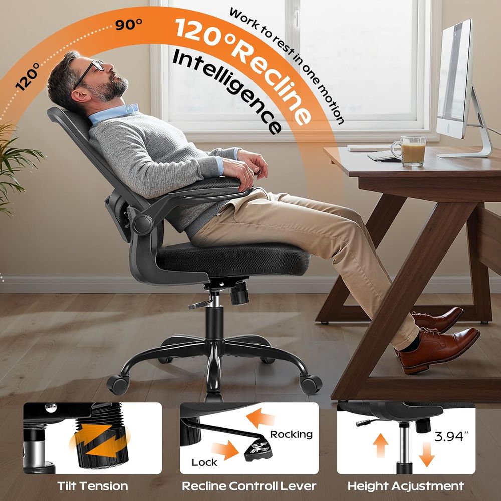 Mesh Desk Chair 2026 - Ergonom - Home Office For recension och pris