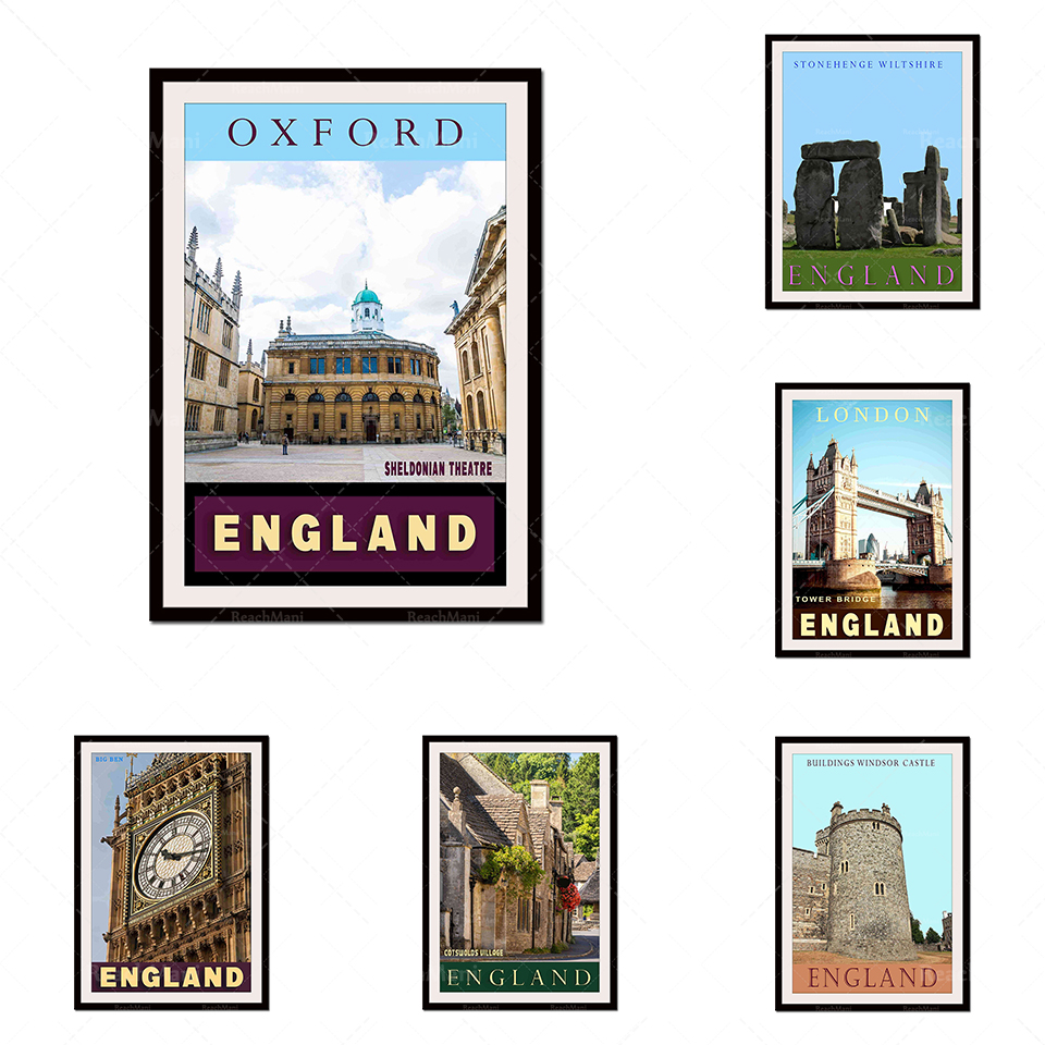 England landscape print/poster - Home Office England recension och pris