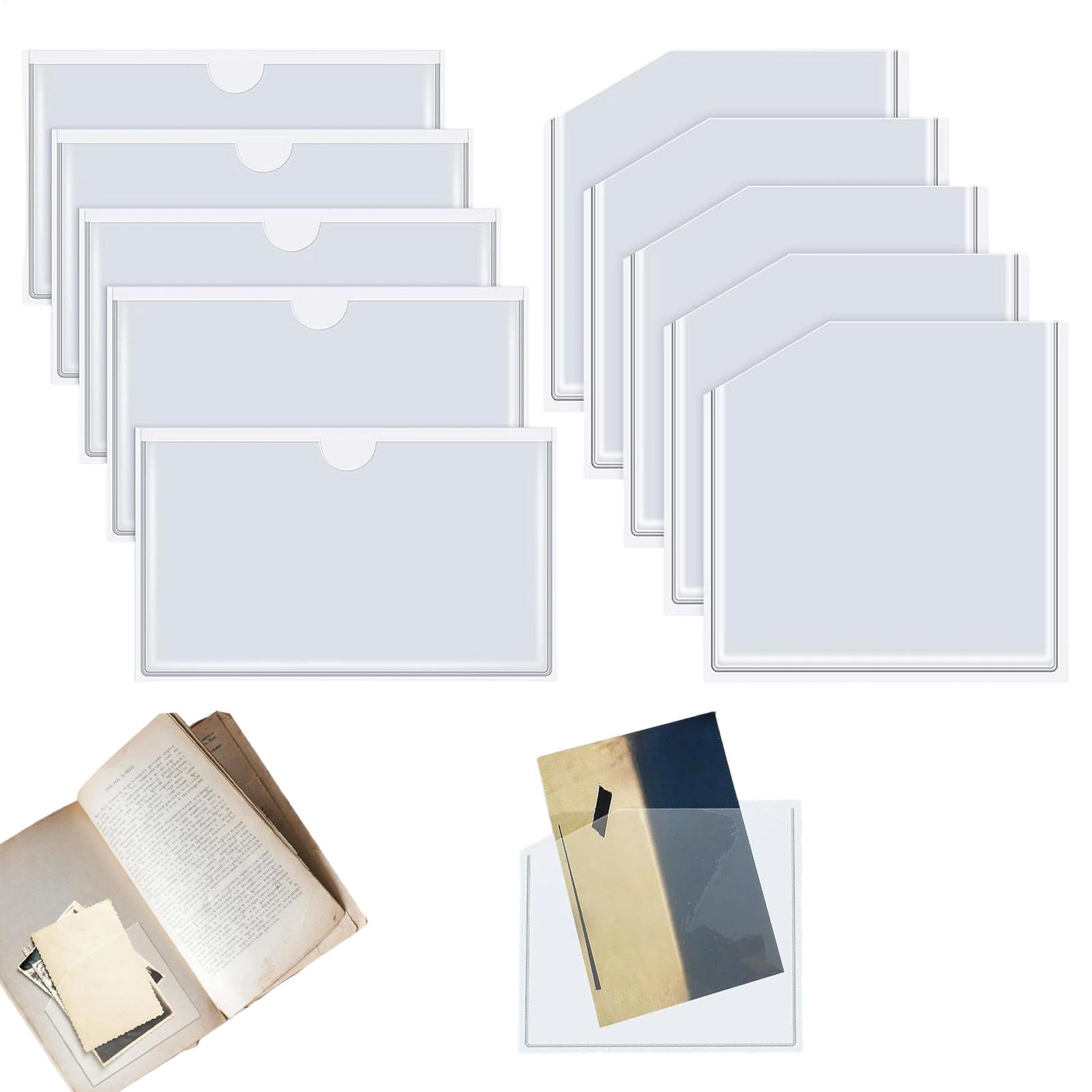 Clear Adhesive Pockets Dustpro - Home Office And Library recension och pris