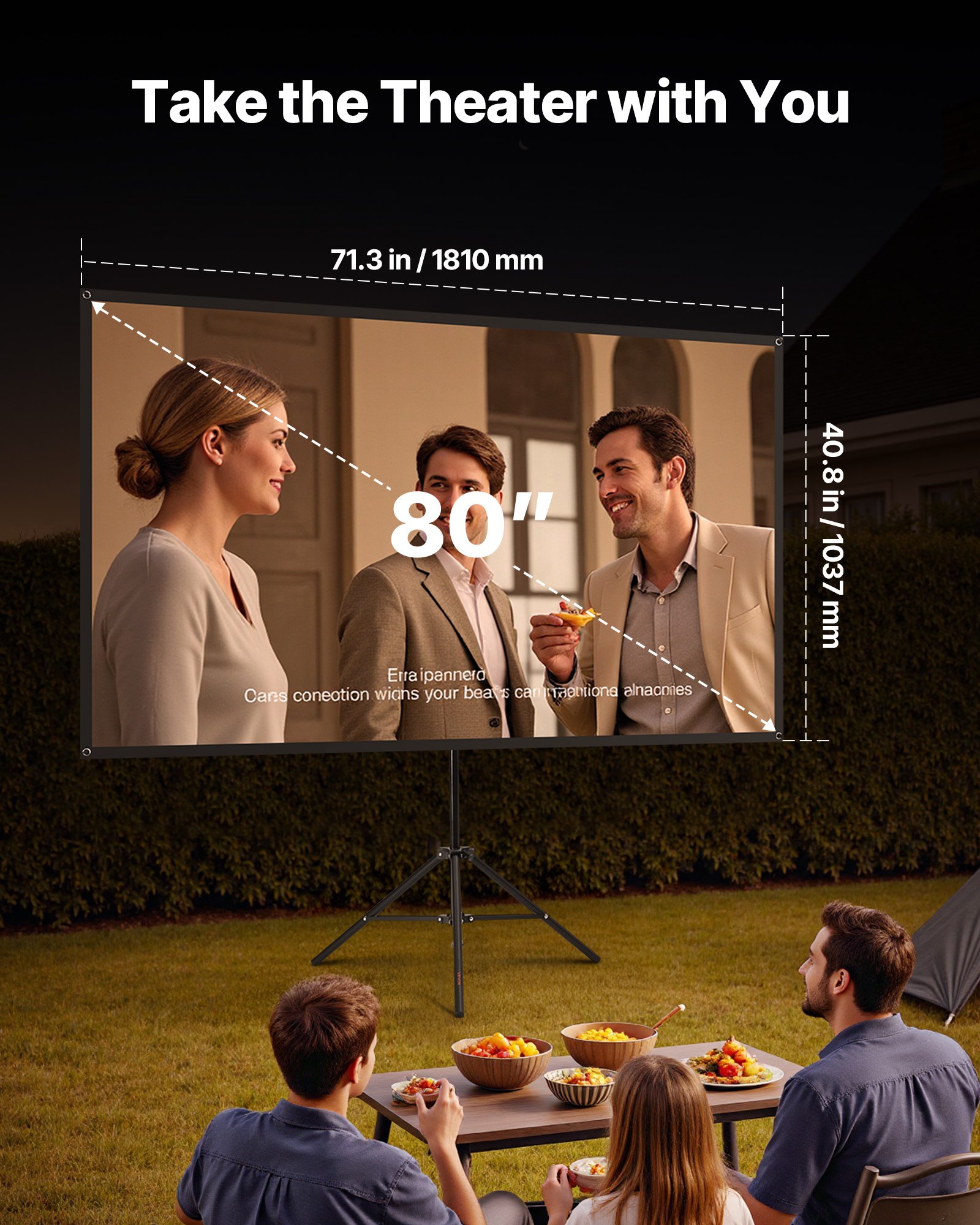 Tripod Projection Display 80 I - Home Office With View recension och pris