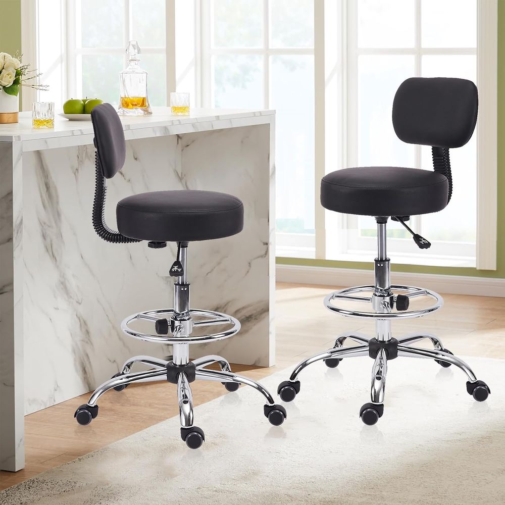 Adjustable Swivel Bar Stool wi - Home Office For recension och pris