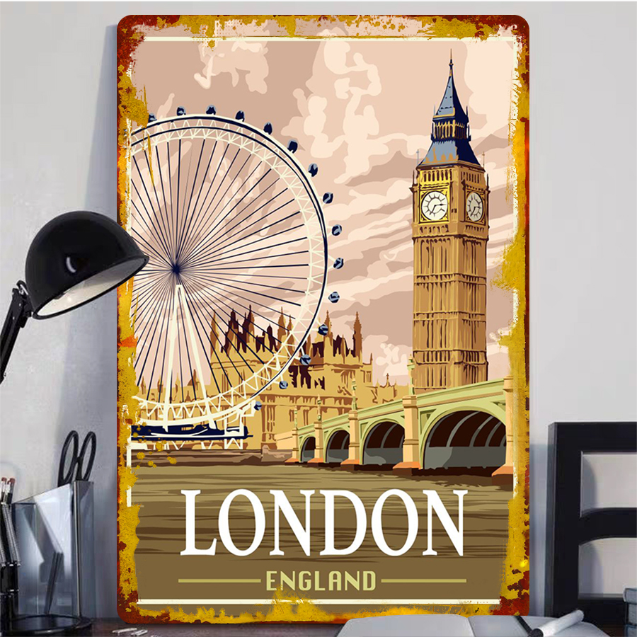 London England Landmark Metal  - Home Office England recension och pris