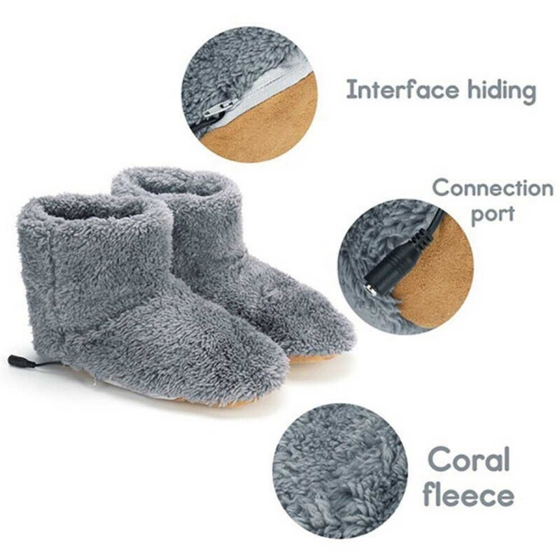 Useful Plush USB Heated Shoes  - Home Office Hours recension och pris