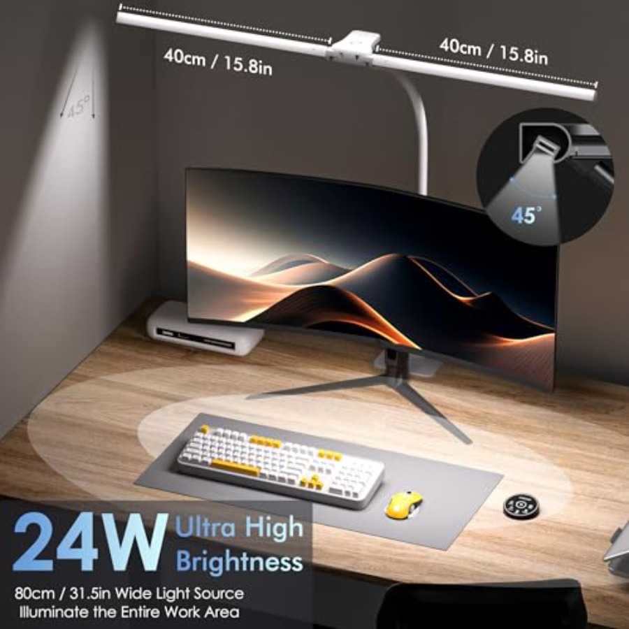 Desk Lamp with Metal Base, 31. - Desk Lamp Led recension och pris