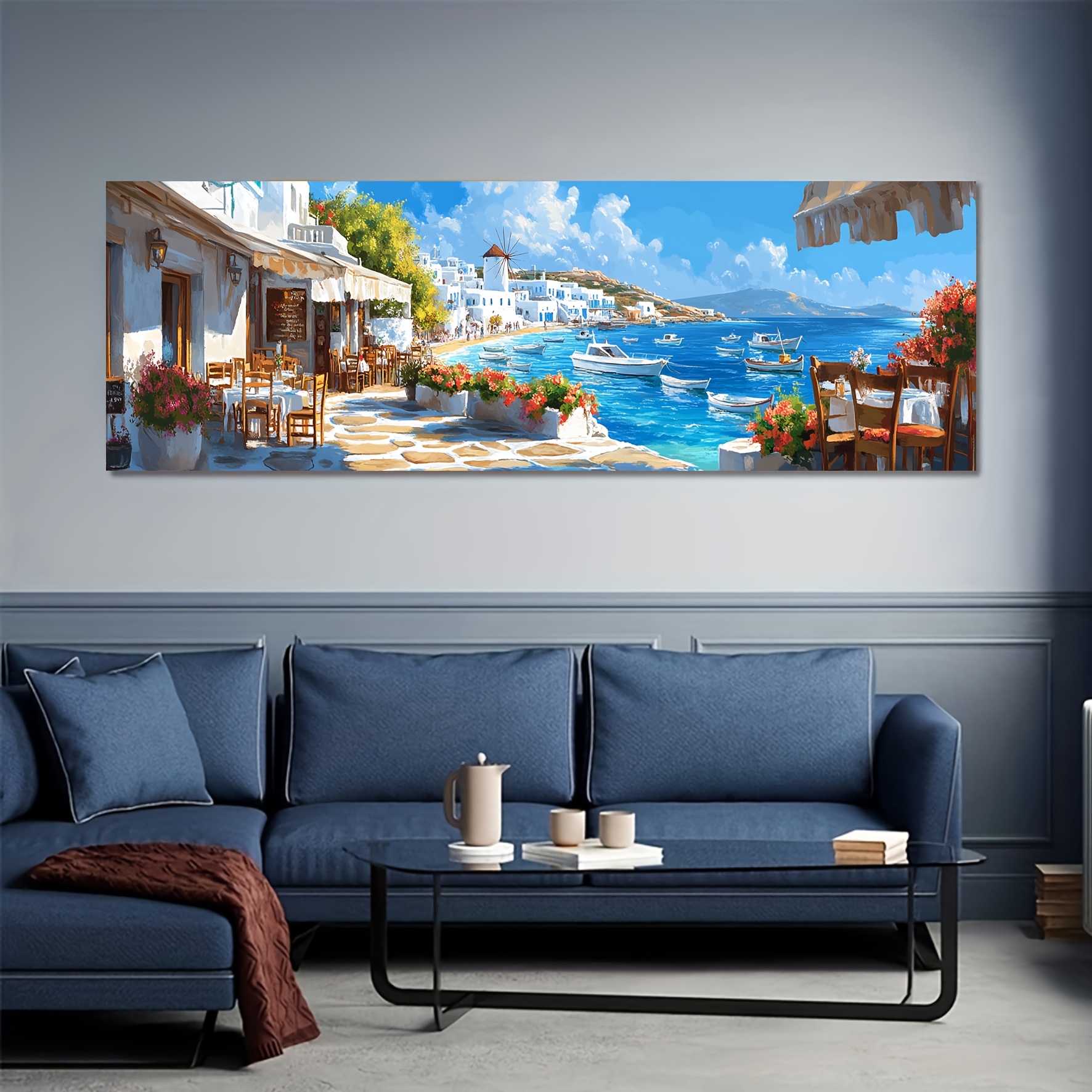 A Spacious Cafe in Mykonos Fea - Home Office With View recension och pris