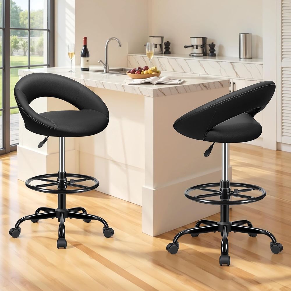 Adjustable Swivel Bar Stools w - Home Office For recension och pris