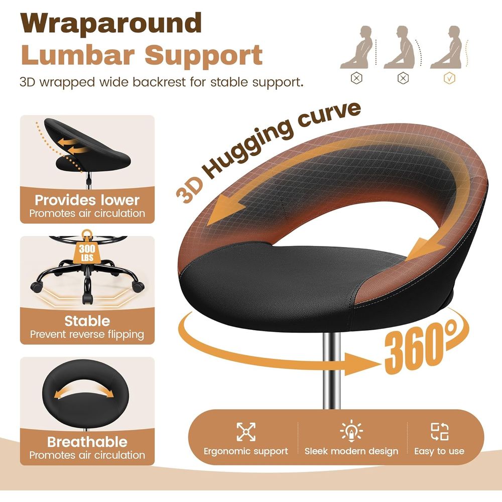 Adjustable Swivel Bar Stools w - Home Office For recension och pris