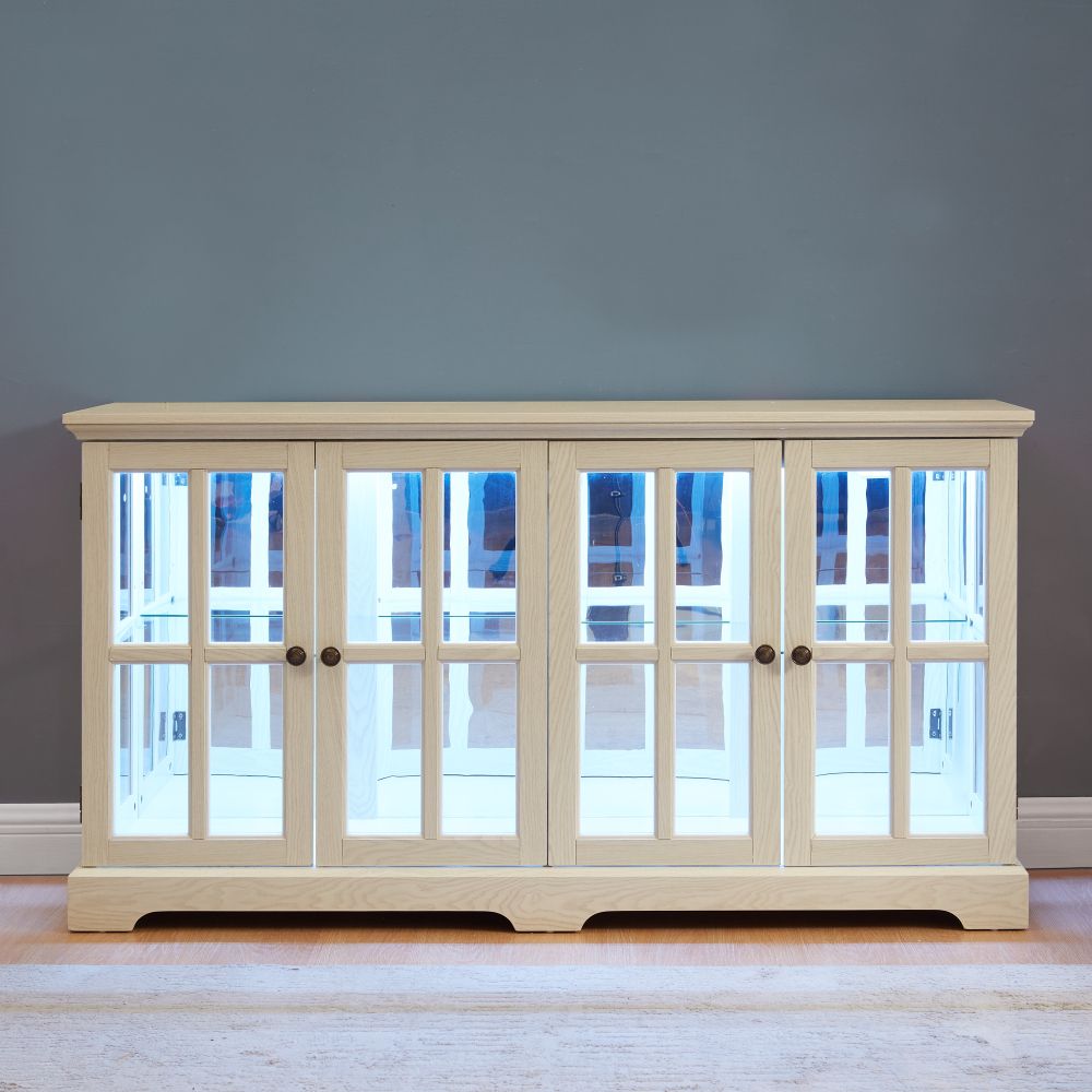 LED Curio Display Cabinet Vint - Home Office For recension och pris