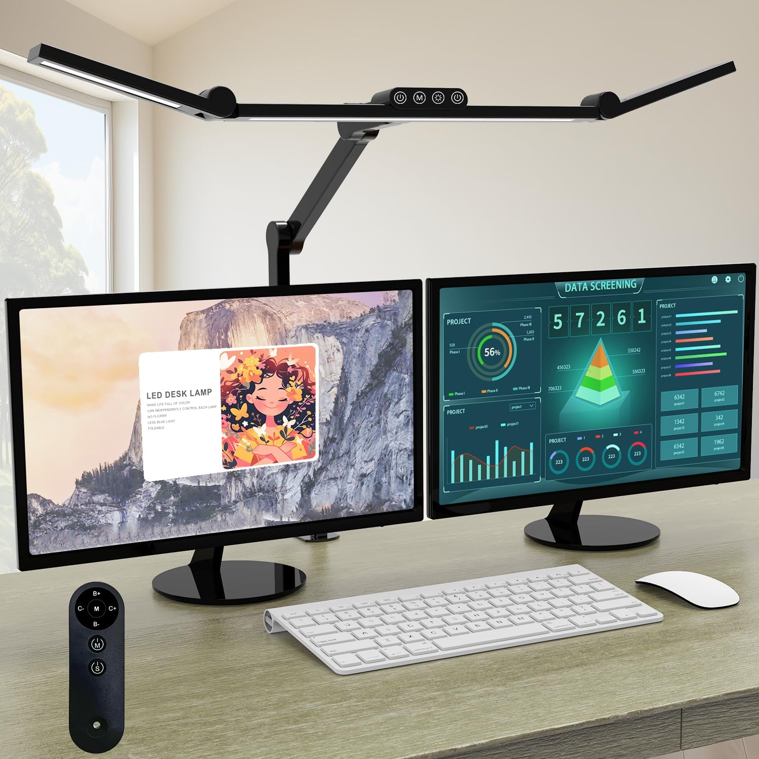 24W LED Desk Lamp with Clamp,  - Desk Lamp Led recension och pris
