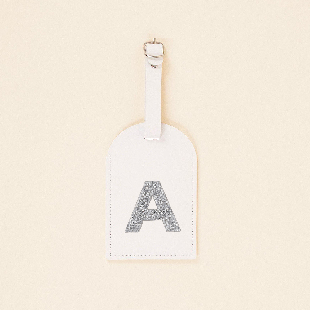 A-Z Rhinestone Monogram Leathe - Letter Tray Desk recension och pris
