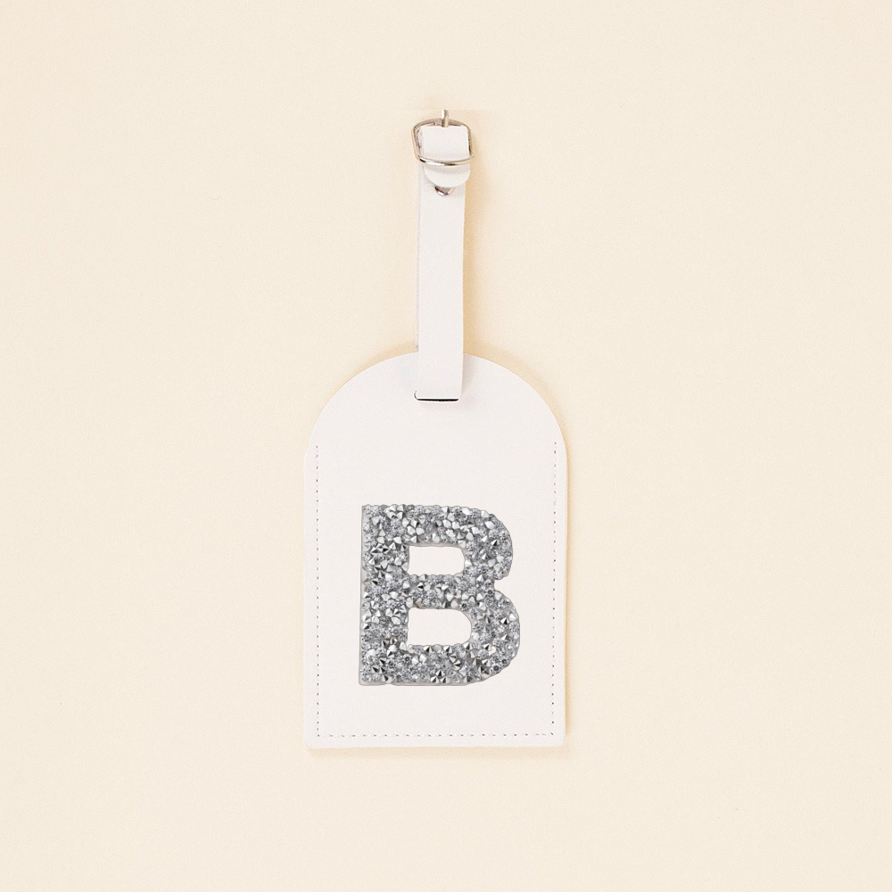 A-Z Rhinestone Monogram Leathe - Letter Tray Desk recension och pris