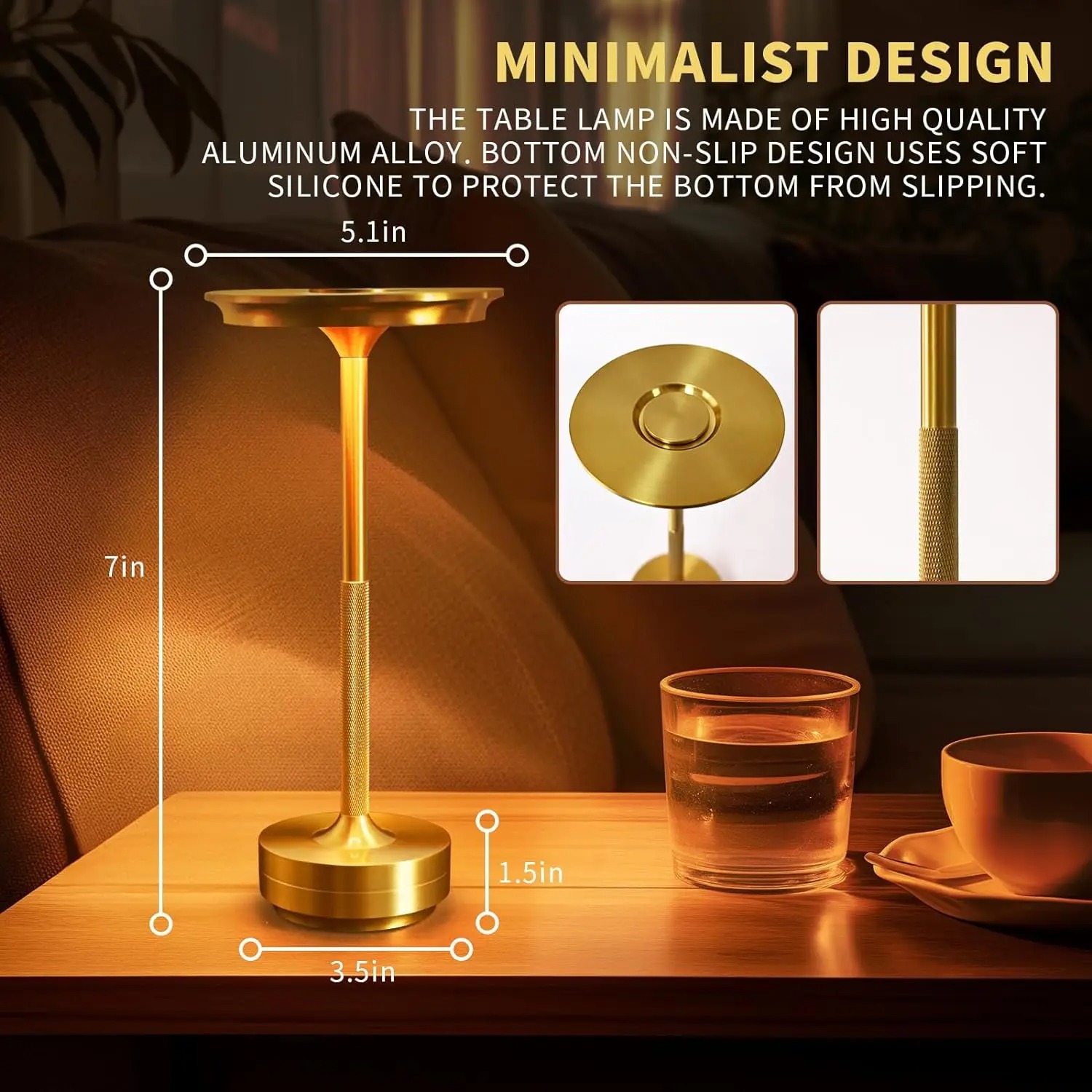 GGbingo Alloy Table Lamp Bedro - Desk Lamp Led recension och pris
