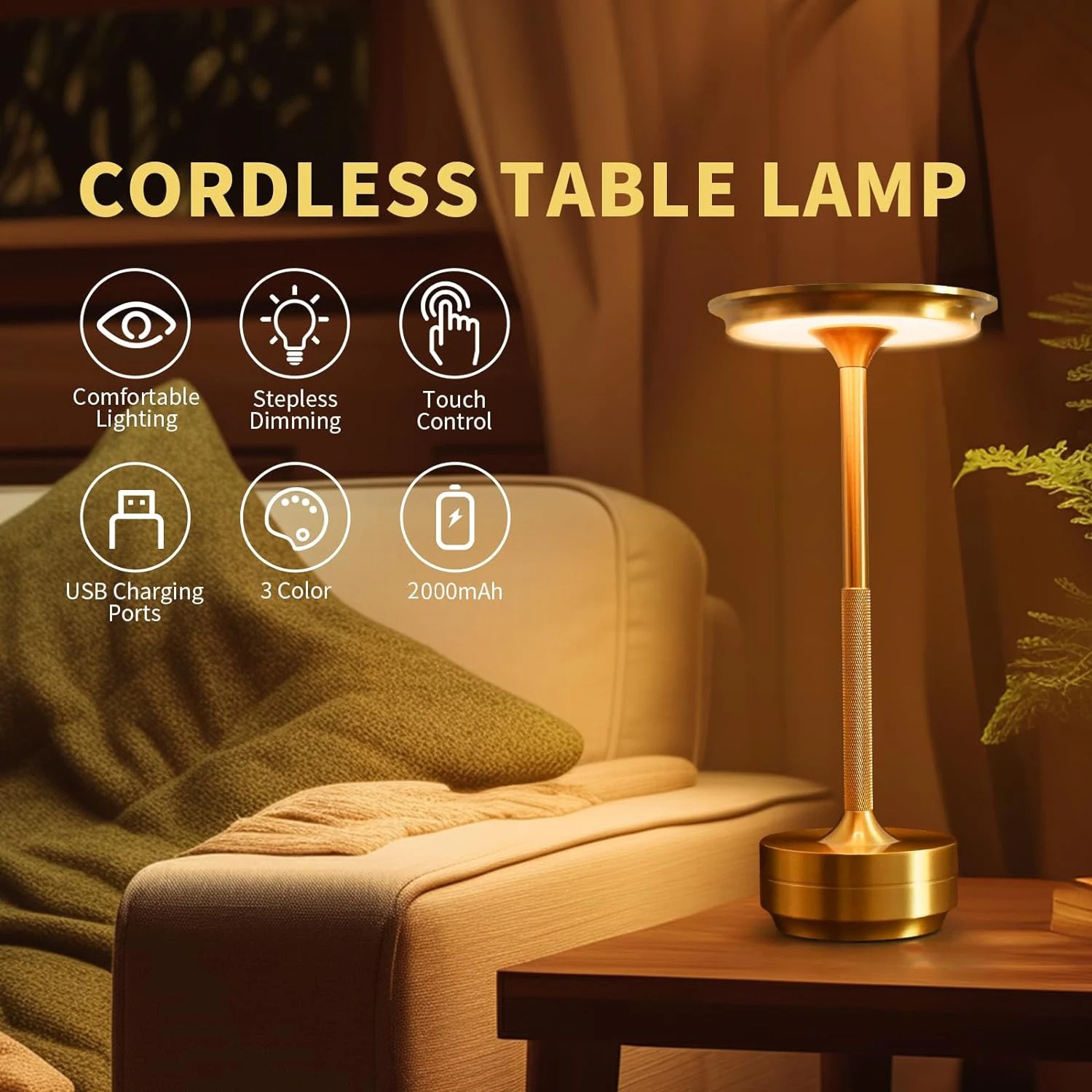 GGbingo Alloy Table Lamp Bedro - Desk Lamp Led recension och pris