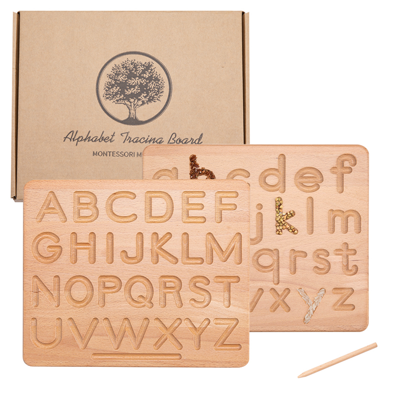 Montessori Language Toy Double - Letter Tray Desk recension och pris