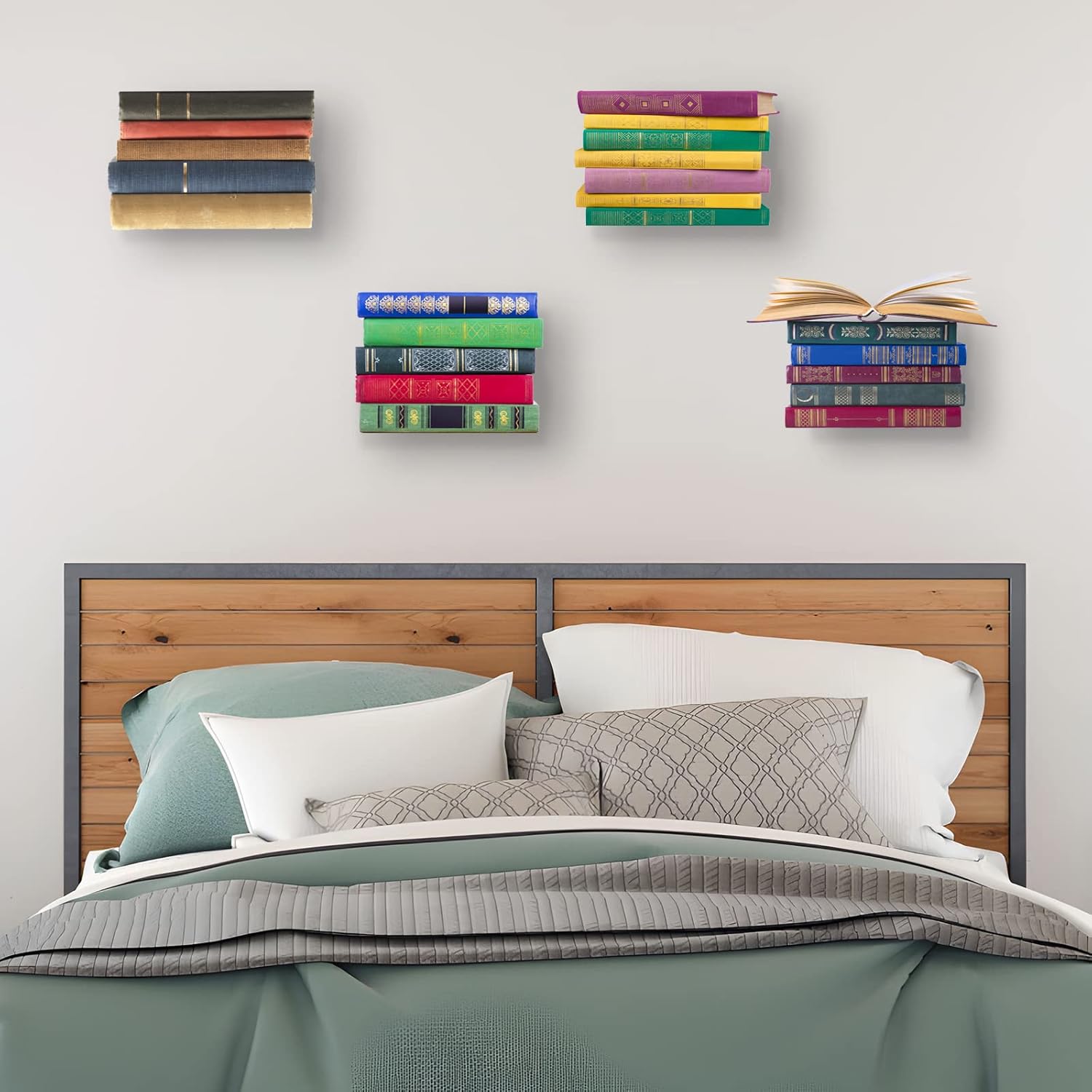 Floating Book Shelves for Wall - Home Office And Library recension och pris