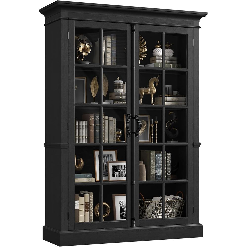 65 Tall Display Cabinet with A - Home Office For recension och pris