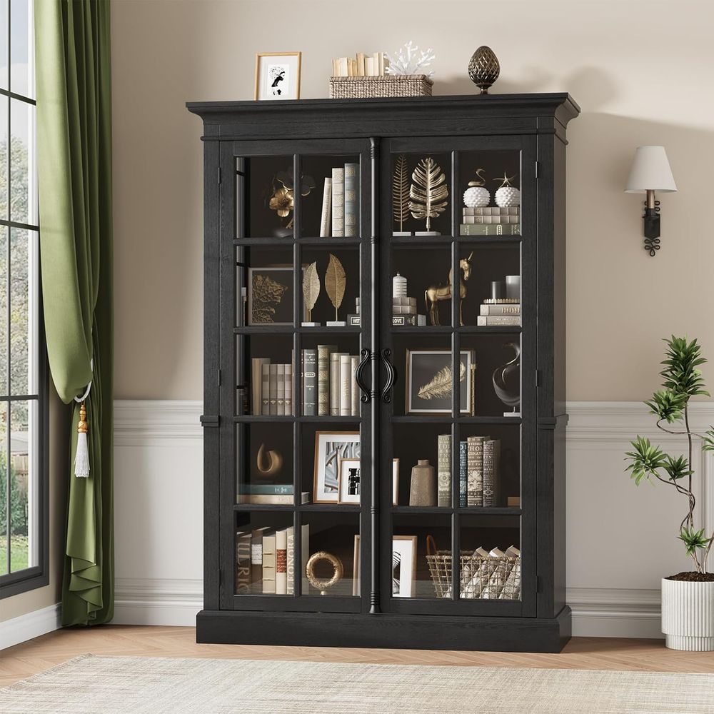 65 Tall Display Cabinet with A - Home Office For recension och pris