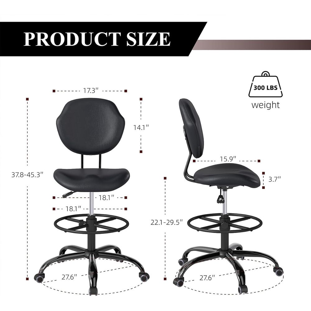 Ergonomic Swivel Chair with Lu - Home Office For recension och pris