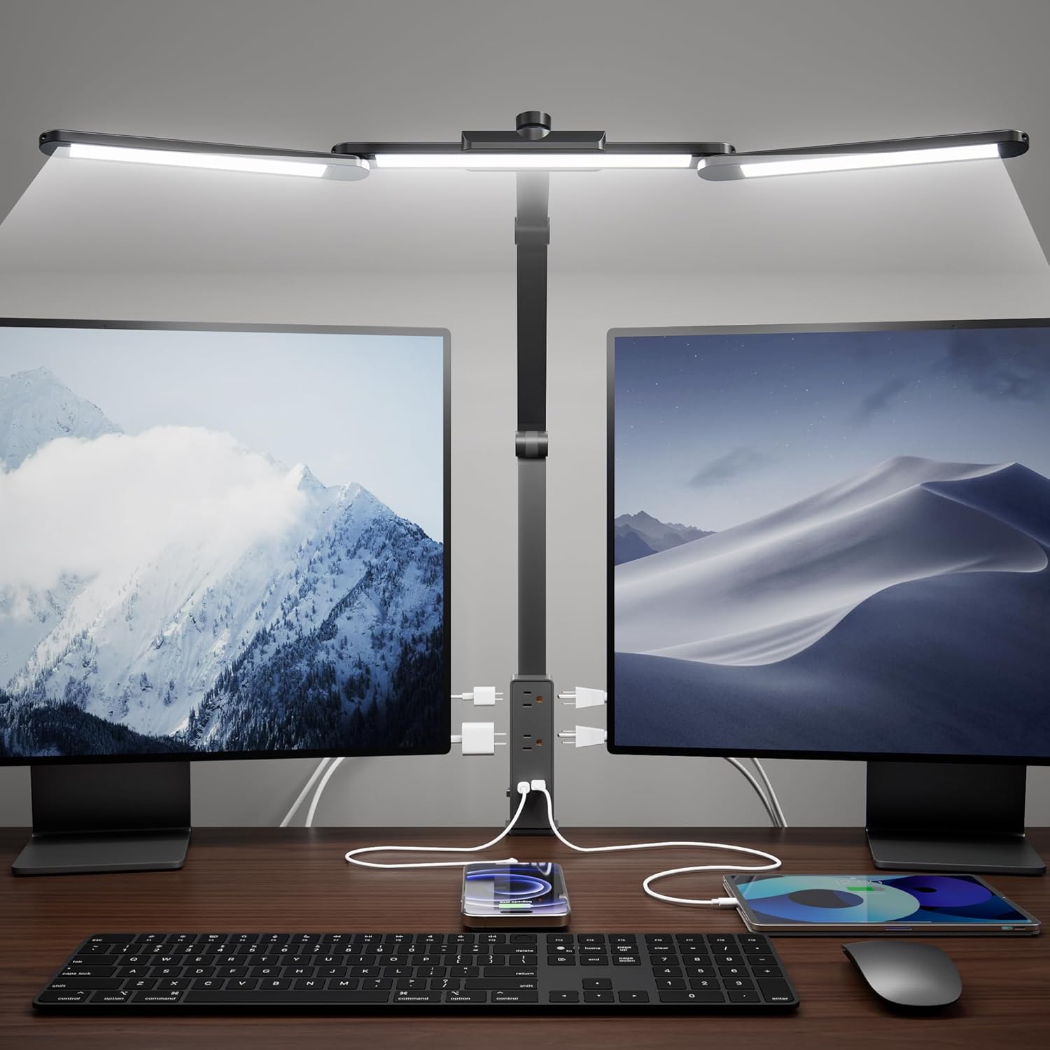 LED Desk Lamp with Power Strip - Desk Lamp Led recension och pris